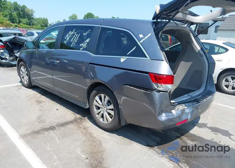 2014 Honda Odyssey Ex-L from USA, damaged, VIN 5FNRL5H63EB073585